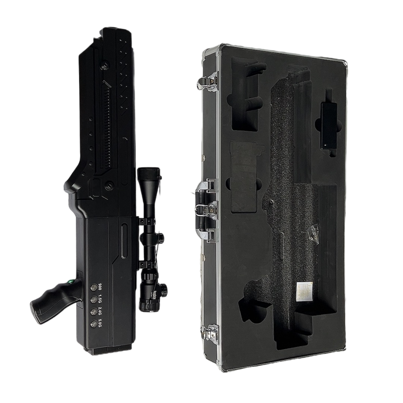  波密手持便携式枪型低空防御反制四通道A型