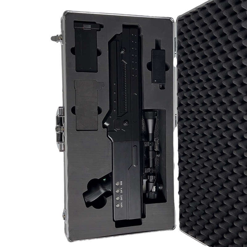  波密手持便携式枪型低空防御反制四通道B型