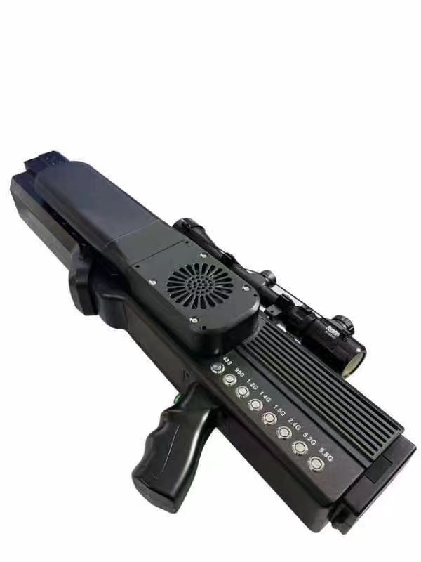  波密手持便携式枪型低空防御反制八通道